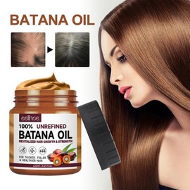 EELHOE Batana Oil for Hair Growth 100% Batana Oil from Honduras as Hair Mask, Repairs Damaged Hair &Skin, Reduces HairLoss, 4oz Haircare Comfort batana oil - BATANA+: BATANA OIL*2