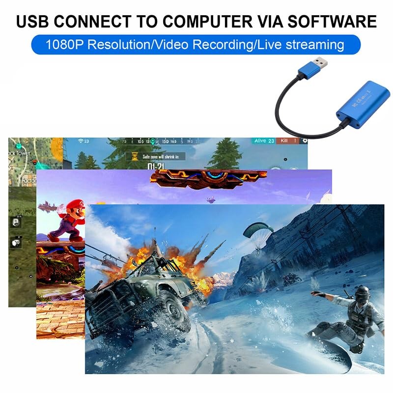 Ultra-High-Definition HDMI to USB3.0 Video Capture Card - Supports 4K/1080P