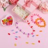 Qianyu Pack of 200 Acrylic Bears Candy Beads Colours Rubber