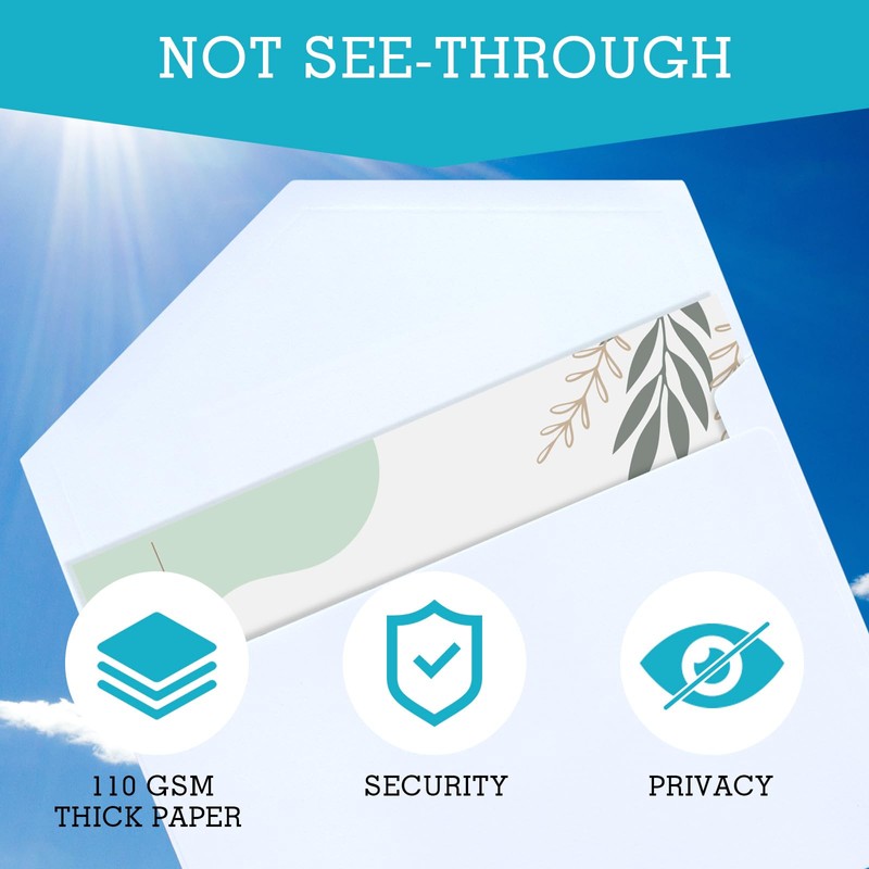 4x6 Envelopes Self Seal 50 Pack 4x6 Envelopes for Cards