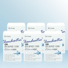 Dr.Lin Chondroitin 1200 Conrate + MBP 1200mg x 30 tablets x 6 iuy - Single / 닥터린 콘드로이친 1200 콘레이티 + MBP 1200mg x 30정 x 6개  iuy - 단일