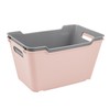 keeeper 6 Litre Textured Storage Box Lotta Nordic Pink