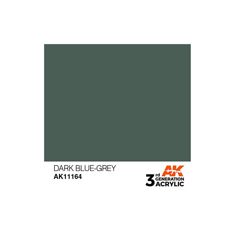 AK Interactive 3rd Gen Acrylic Dark Blue-Grey 17 ml