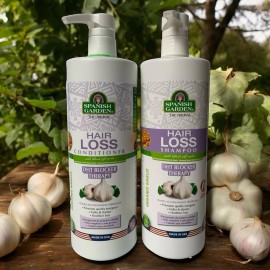 Spanish Garden The Original DHT BLOCK THERAPY  HAIR LOSS GARLIC/GINKO SHAMPOO