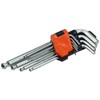 ChiliTec Allen Key 9-Piece Set with Ball Head and Holder