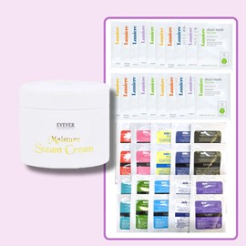 Eve Ever Steam Cream Large Capacity 300g High Temperature Steam Process Highly Nutrient Moist BB Product + 20 Mask Packs / 이브에버 스팀크림 대용량300g 고온스팀공법 고영양 촉촉 비비 본품+마스크팩20매