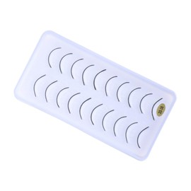 FOMIYES Women False Eyelashes 10 Pairs White Strip Lashes Realistic Appearance for Party Stage