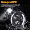 JESUO 4PCS DOT 5 3/4" 5.75 LED Headlights HI/LO DRL