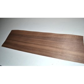 Walnut Raw Wood Veneer Sheet 10 x 34 inches 1/42nd Thick