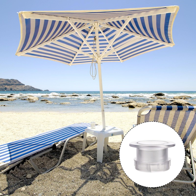 PEUTIER Parasol Hole Ring Plug and Cap Set, ABS Plastic