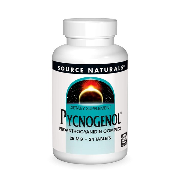 Source Naturals Pycnogenol 25 mg Proanthocyanidin Complex - 24 Tablets
