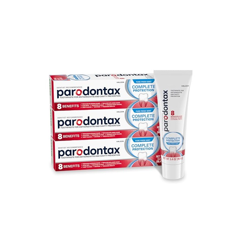 Parodontax Complete Protection Toothpaste For Bleeding Gums, Pure Fresh Mint,