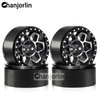 Chanjorlin 1.9 RC Beadlock Wheels Rims Aluminum Heavy Duty 1/10