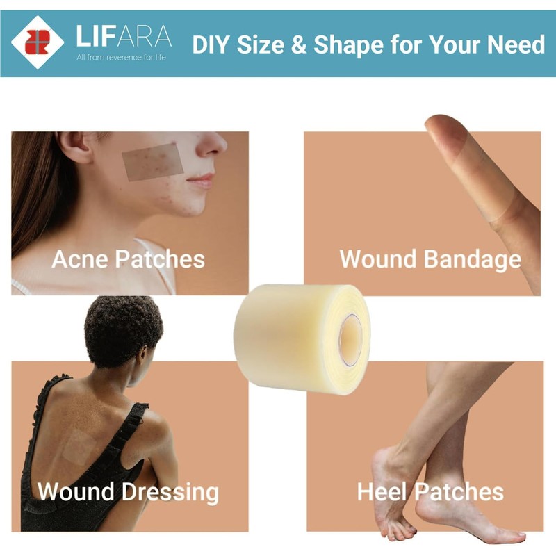 LIFARA Hydrocolloid Roll for Wound Care (WHC210RT) - HSA FSA