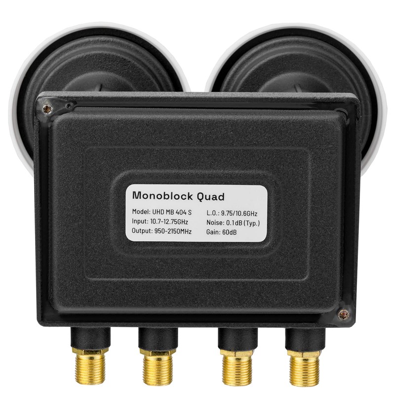 hb-digital Monoblock Quad LNB UHD MB 404 S LNC |