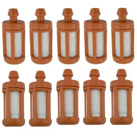Hippotech Pack of 10 PCS Fuel Filter with I.D 8.5mm for STIHL 026 029 034 036 038 039 044 046 066 088 MS260 MS290 MS310 MS340 MS360 MS380 MS381 MS390 MS440 MS441 MS460 MS640 MS650 MS660 MS880 TS4