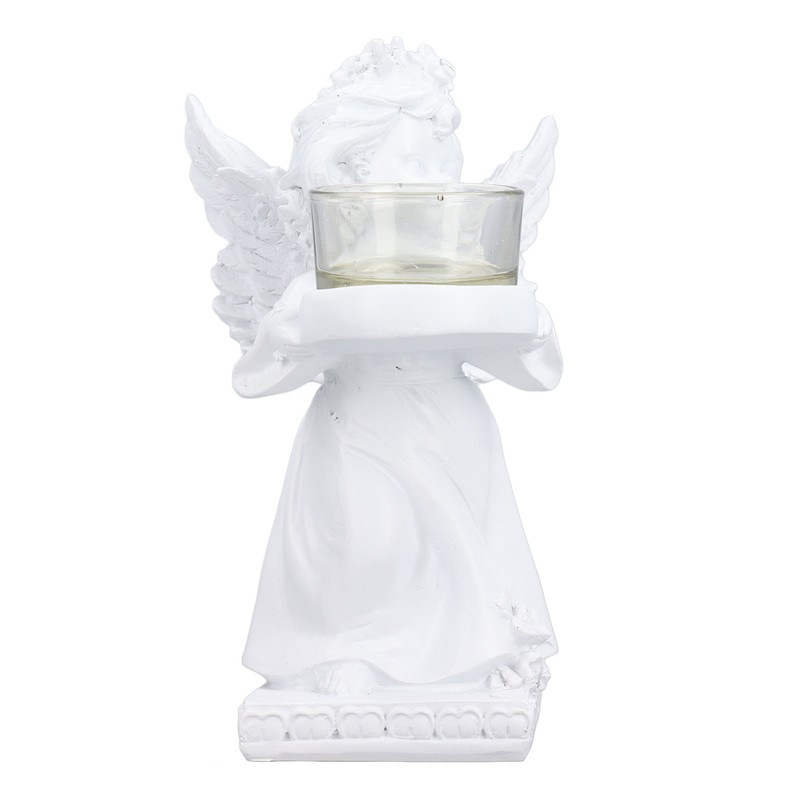 Angel Candle Holder Retro Cute Romantic Decorative Figurine Tealight Holder