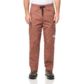 HUGO Relaxed Fit Cotton Twill Joggers,Brown Sugar,L