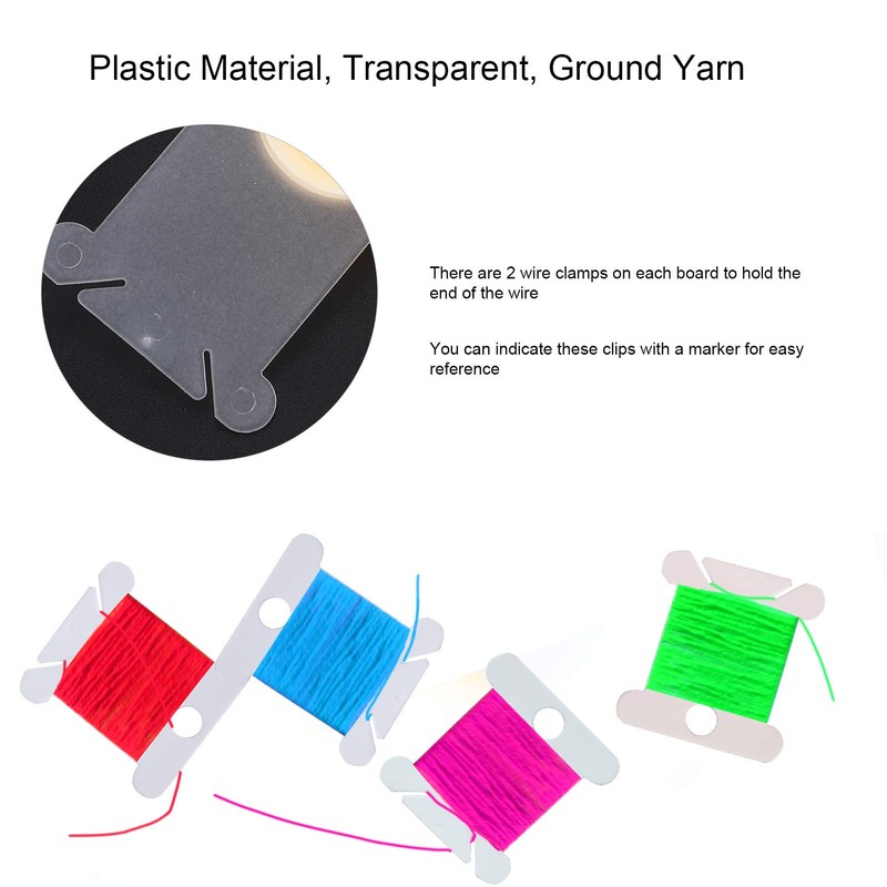 Cross Stitch Rewinding Board, Wrapped Embroidery Thread, Remnant Thread Plate