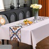 AGSYFFD tablecloth wipeable tablecloth rectangular household waterproof tablecloth 140x200 cm,plastic