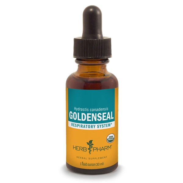 Herb Pharm Certified Organic Goldenseal Liquid Extract for Respiratory System
