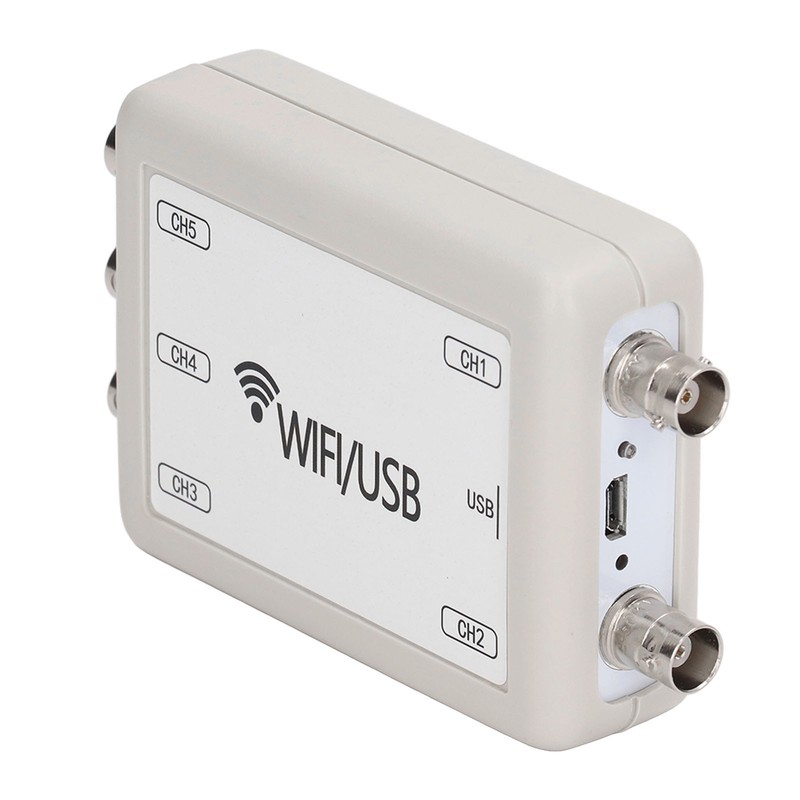 Virtual Oscilloscope WIFI USB 5 Channel Portable Handheld PC Mobile