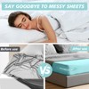 AABDTYYD Bed Sheet Straps - Pack of 4, Strong Mattress