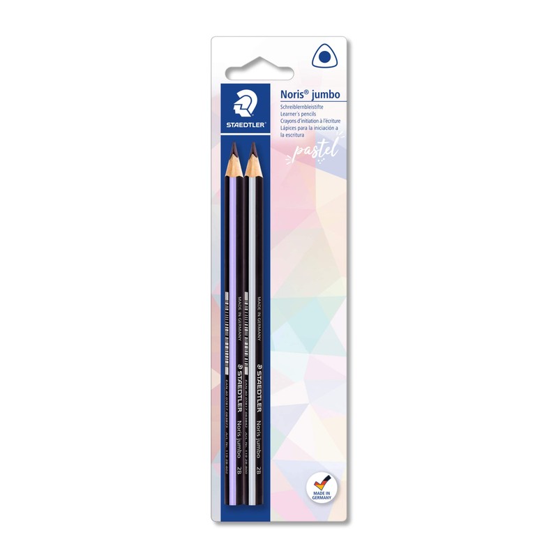 STAEDTLER Noris jumbo 119 thick learning pencil triangular shape, ideal