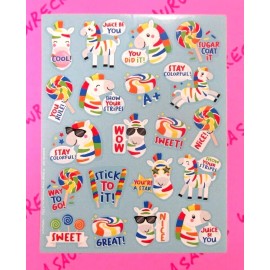 Eureka Zebras Fruit Punch Scented Scratch & Sniff Sticker Eureka