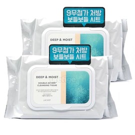 (NS홈쇼핑)라끄베르 더블액션 클렌징 티슈 80매+80매30194091 (NS Shopping) Lacquerver Double Action Cleansing Tissue 80 Sheets + 80 Sheets 30194091
