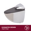 Euro Tische 8 x Shelf Brackets Glass Shelf Support Chrome-Plated