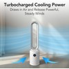EZ-CHILL 40" Bladeless Tower Fan for Bedroom with Remote Control,