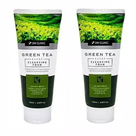 Goldsmile [골드스마일]자이 그린티 녹차 폼클렌징 180ml 2개 클렌징폼 세안 [GoldSmile] Zai Green Tea Foam Cleansing 180ml 2pcs Facial Cleansing Foam
