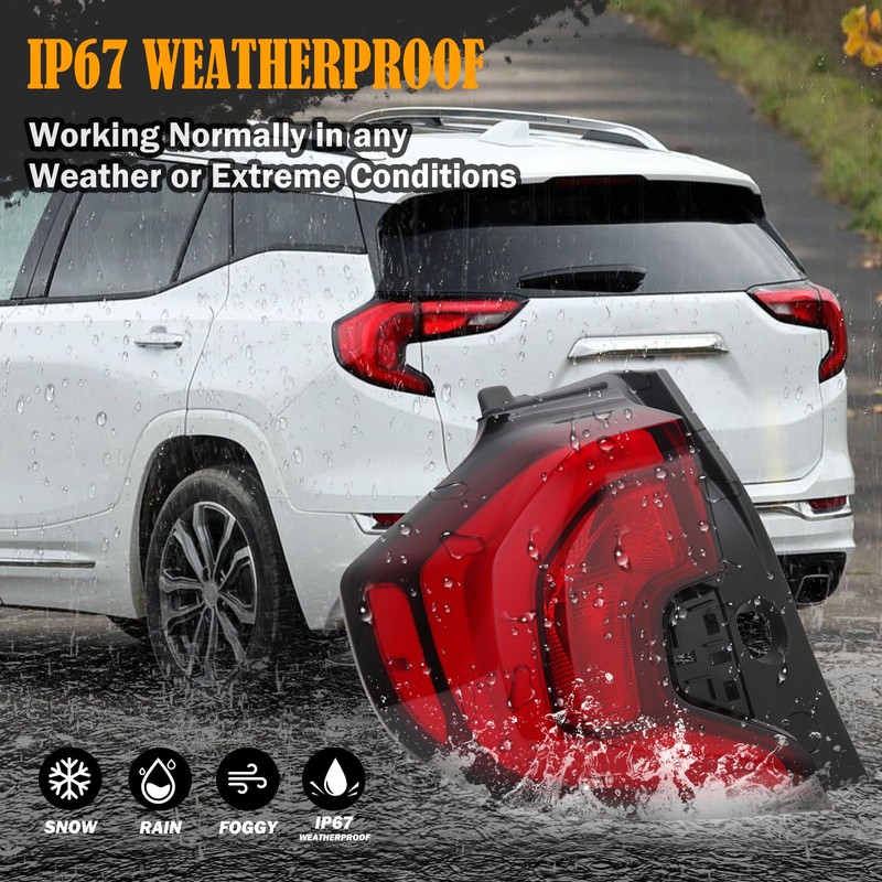 JSKAPA Left Tail Light Assembly Compatible with 2018 2019 2020