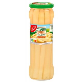 Edeka- Gut & Guenstig weisser (white) Stangen Spargel (Asparagus)- 370g