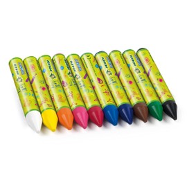 JOLLY Painty Wax Crayons Wrapped - Box of 10