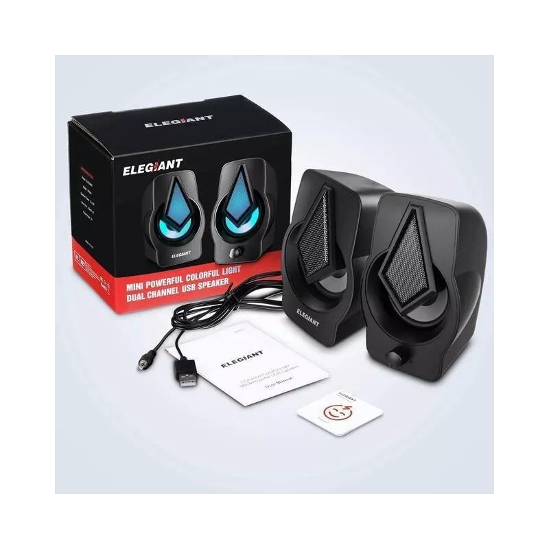 Speakers ELEGIANT SR600 10W Computer Speakers Stereo Home Theater Sound