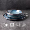 AmorArc Ceramic Dinnerware Sets,Handmade Reactive Glaze Stoneware Plates and Bowls