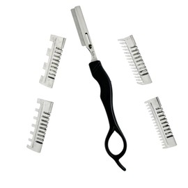 SANDBROS Hairdressing THINNING Razor Hair Cutting Styling Tool Hair Shaper THINNING Layer Hair Cutting Razor Steel Comb HOT OFFER