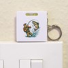 'Fisherman Big Catch' Keyring Tape Measure/Spirit Level Tool (KM00043902)