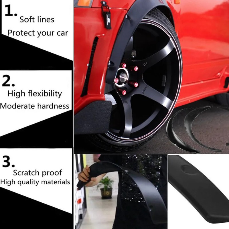 GOODFITMENT For Dodge Challenger SE SRT Coupe 4.5" Black Fender