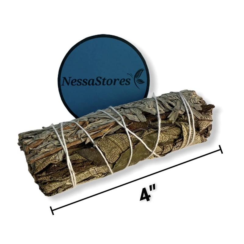 NESSASTORES - Blue Sage + Yerba Santa Smudge Incense 4"