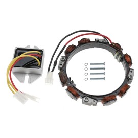TUELETFU 592831 Alternator Dual Circuit with 845907 Voltage Regulator Lawn Mower Tractor Replaces 696459 691063 393474 393800 and 394890 797375 797182 393374 691185