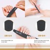 Nail Files, Professional Nail File,12PC 100/180 Grit Double-Sided Emery Board