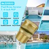 Brass Aerator 3/4 Inch MIP Compatible With Pool Jet Nozzles