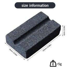 ShiningUU Dart Sharpener 6Pcs Professional Dart V-Sharp Sharpening Stone for Metal Dart Tip | Dart Points Sharpener & Removal | Electronic Darts Scorer Accessories with Polishing Deburring Kit