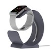 Tofficu Smart Watch Charging Holder Grey Watch Charging Bracket Display