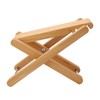 Guitar Foot Rest Adjustable Height 4 Position Foldable Solid Wood
