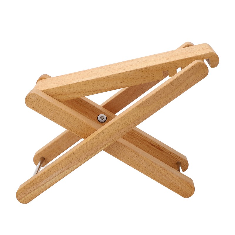 Guitar Foot Rest Adjustable Height 4 Position Foldable Solid Wood