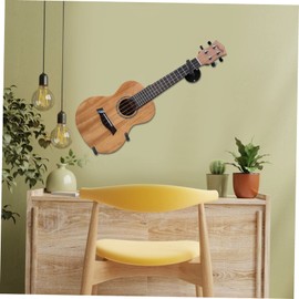 Levemolo Ukulele Guitar Wall Mount Rack Guitar Hanger Horizontal Display Rack Metal